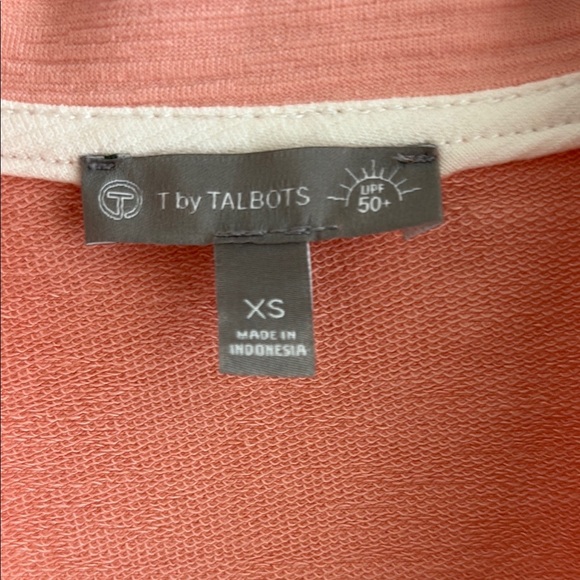 Talbots Light Pink/Orange Zip-Up Jacket SPF 50+ - Picture 2 of 6